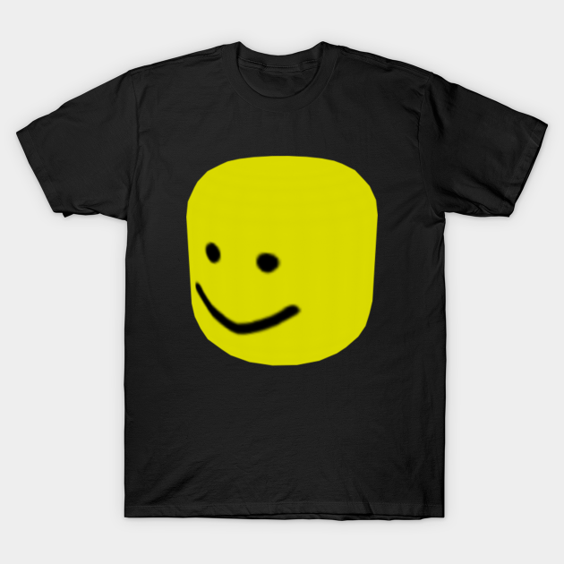 Roblox Big Head Noob Gamer Gift Roblox T Shirt Teepublic - bighead shirt roblox