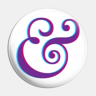 Vibrant Ampersand Pin