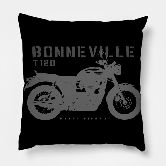 Triumph Bonneville T120 16, Sts Pillow by MessyHighway