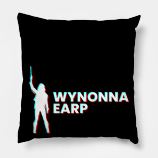 Wynonna Earp Reto Glitch Effect Pillow