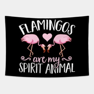 Flamingo Animals Flamingos are my Spirit Animal Tapestry