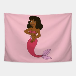 Gabriella the Mermaid 90’s Cartoon Tapestry