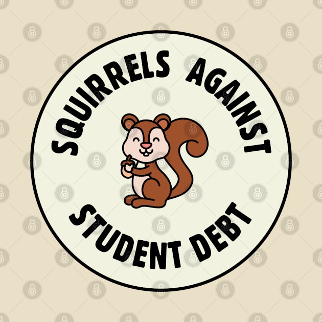 Squirrels Against Student Debt - College Debt by Football from the Left