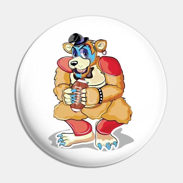 Glamrock Freddy fnaf Sb rugby - Glamrock - Pin