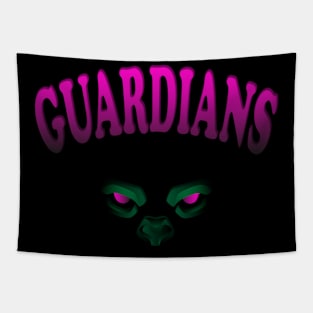 Guardians Gorilla Monkey Eyes Dark Shadows Tapestry