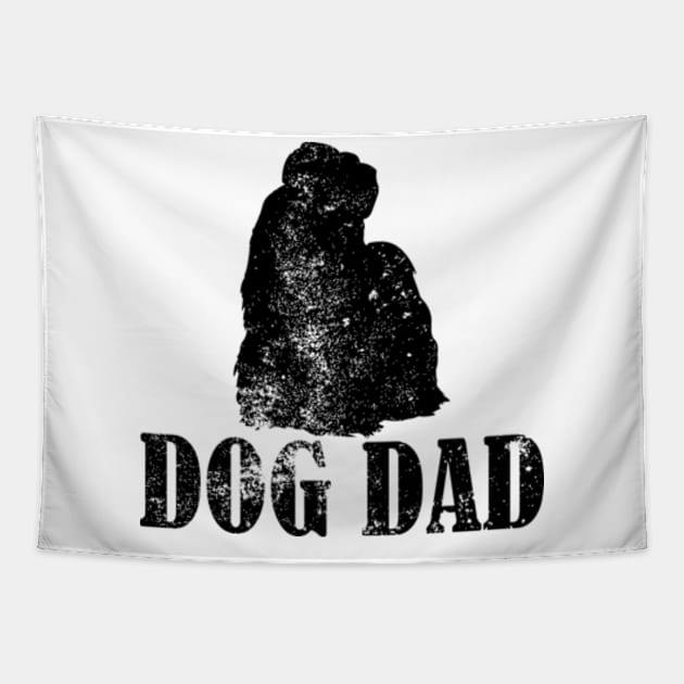 Shih Tzu Dog Dad Tapestry by AstridLdenOs