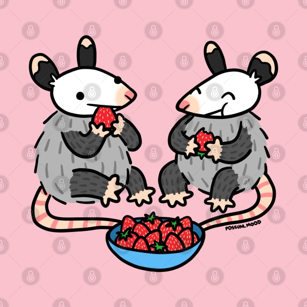 Eatin Strawbs by Possum Mood