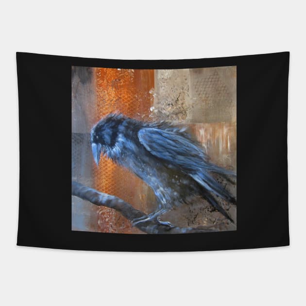 The Accused (Murder of Crows Series) Tapestry by bevmorgan