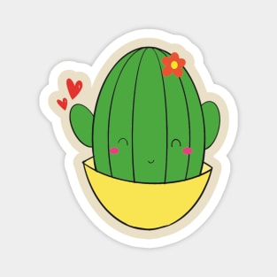 Cute Mrs cactus Magnet