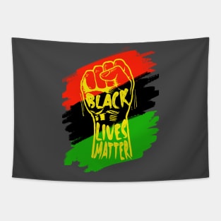 Black lives matter Juneteenth celebration fist Tapestry