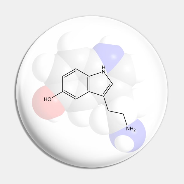 Serotonin Molecule Chemistry Pin by ChemECool