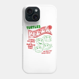 Turtles Pizza - Taking On Pies And Bad Guys Phone Case