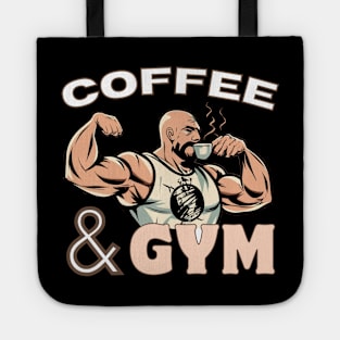 Coffe and Gym, Caffeine Addiction, Coffe drinks, Workout, Biceps, Funny Tote