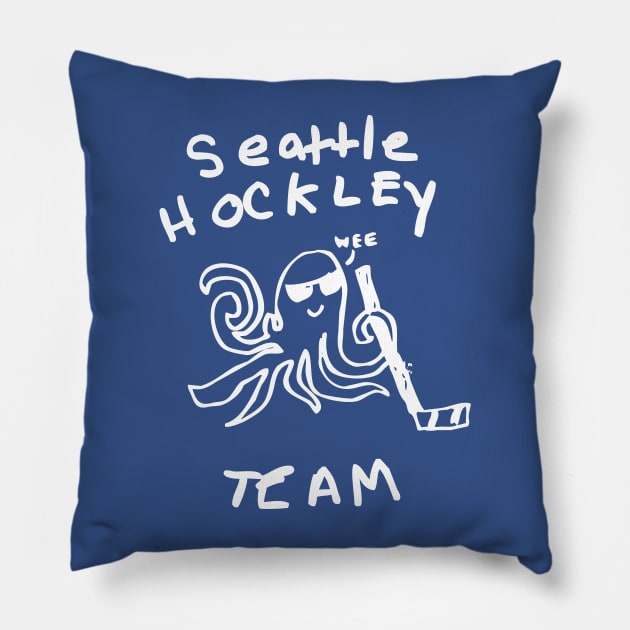 Seattle Hockley Team NFT Pillow by mattbaume