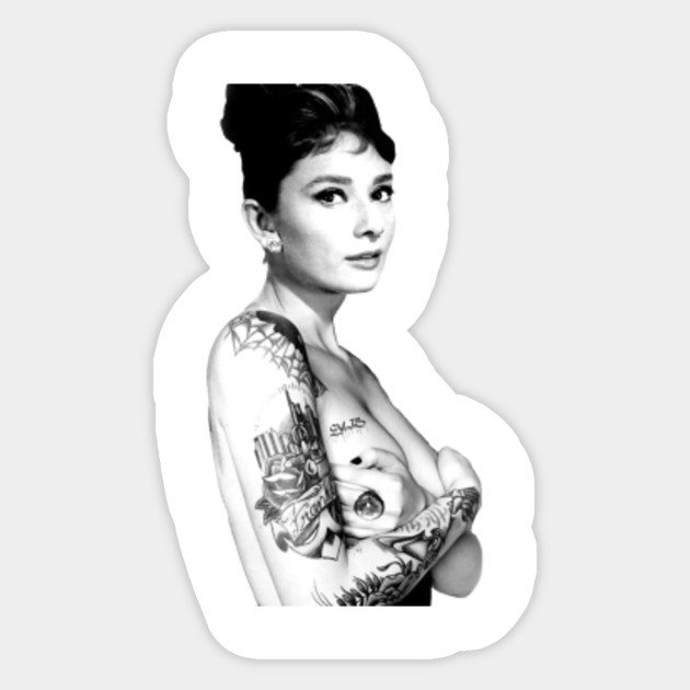 aUDREY HEPBURN - Audrey Hepburn - Sticker