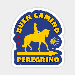 Horseback Camino de Santiago Buen Camino Peregrino Magnet