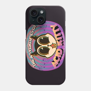 The Legend of Acid Kitty Pt. 3 - The TV Show - Cute Retro Tripping Kitten Cartoon Phone Case