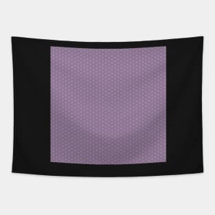 Purple and White geometric Circle Pattern Tapestry