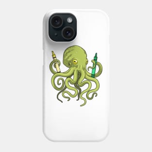 Octopus Pupil Crayons School Phone Case