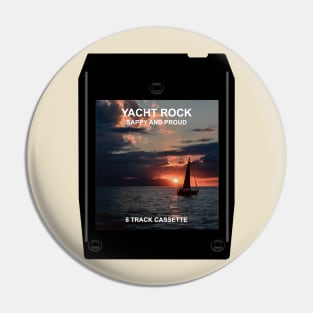 Yacht Rock 8-Track Pin