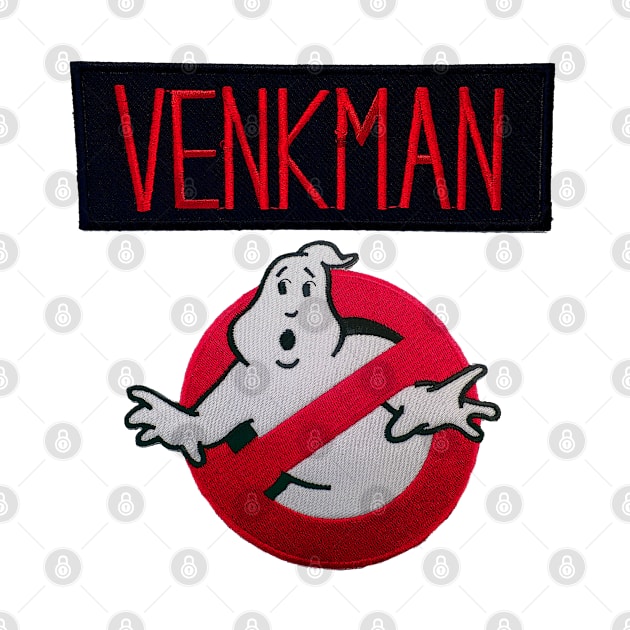 Peter Venkman Ghostbuster with Proton Pack on back side by MonkeyKing