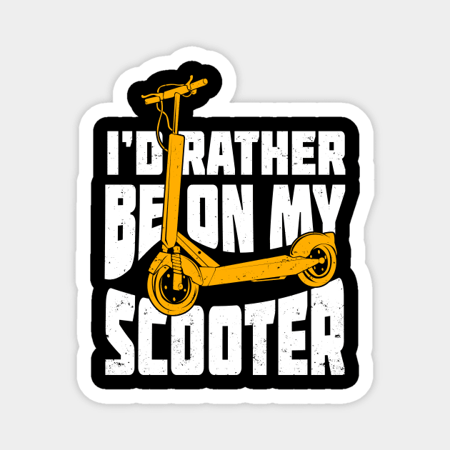 Motorized Electric Kick Scooter E-Scooter Rider Magnet by Dolde08