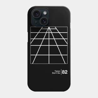 Yazoo - Minimalist Graphic Artwork Fan Design Phone Case