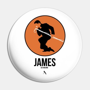 James The Sex Machine Pin