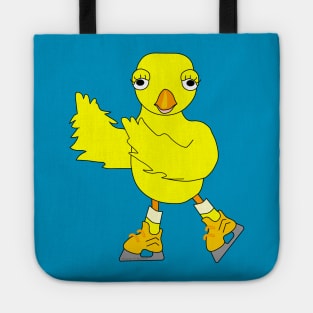 Ice Skating Chick Tote