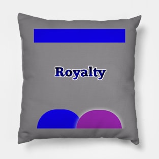 Royalty t-shirt design Pillow