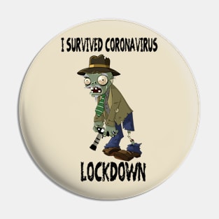 I Survived Coronavirus Pin