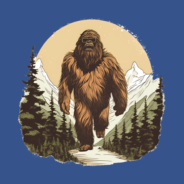 Dope Sasquatch in Nature by Grassroots Green