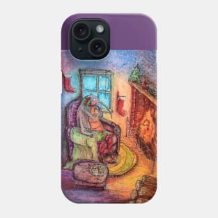 Mr. Weevil's Cozy Christmas Snow Day Phone Case