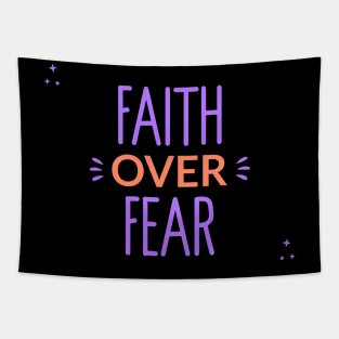 Faith Over Fear Tapestry