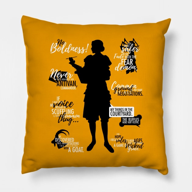 Dragon Age: Josephine Pillow by firlachiel