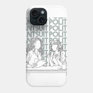 Pantsuit Politics: 80s Font Phone Case