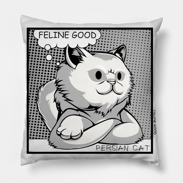 Persian Cat Pillow by Lumio Gifts