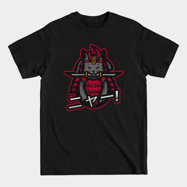 Discover Nya Neko Ronin Samurai ニャー - Ronin - T-Shirt