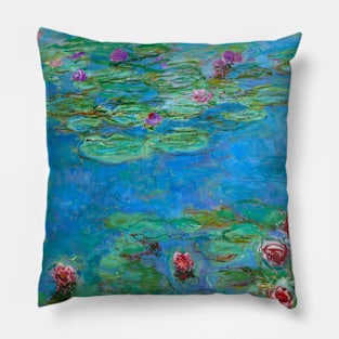 Water Lilies by Claude Monet Pillow