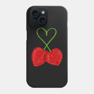 Cherry hearts Phone Case