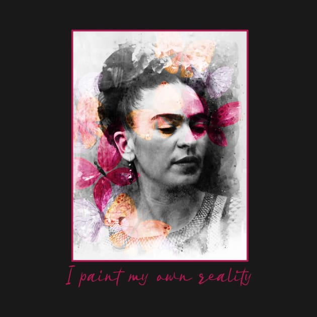 FRIDA KAHLO Mexican Feminist portrait by GalleryArtField