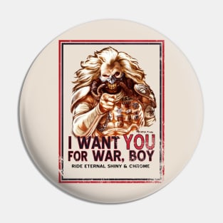 I Want YOU for WAR, BOY Pin