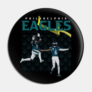 AJ Brown x DeVonta Smith Celebration Pin