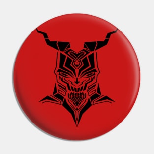 Tribal Demon Face Pin