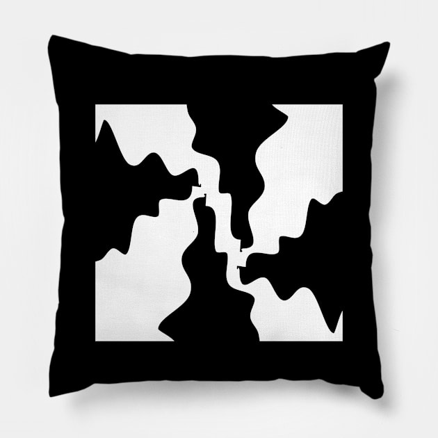 Frustrated Puzzle Design Pillow by artdesignmerch