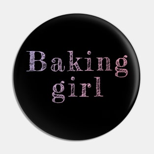 Baking girl Pin