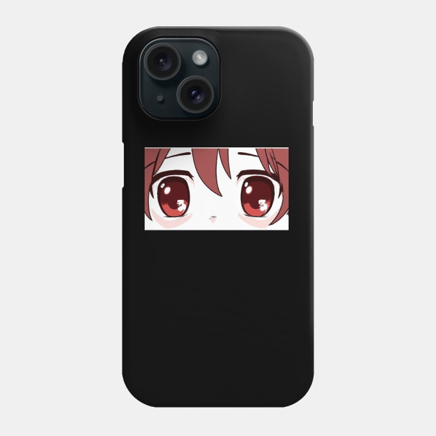 Red Anime eyes Phone Case by AnimeVision