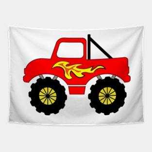 Monster trucks for kids Tapestry