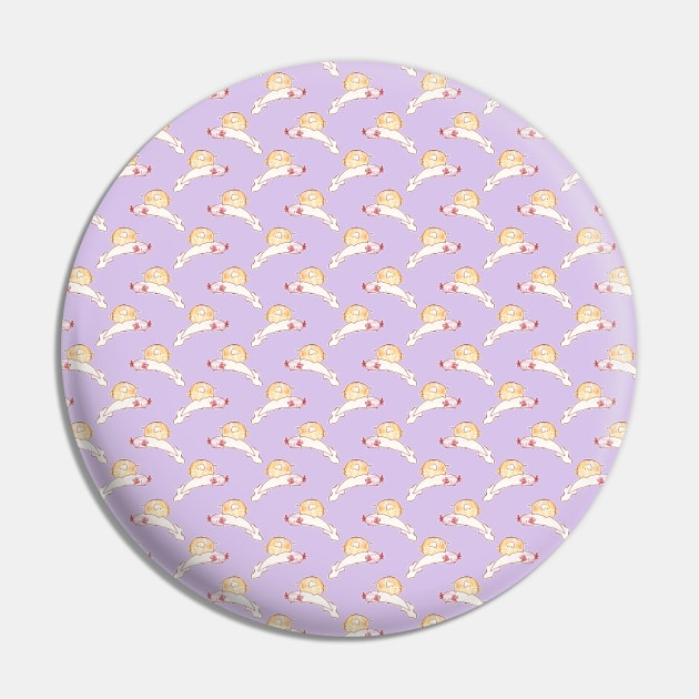 Little Pig and Axolotl Pattern Pin by saradaboru