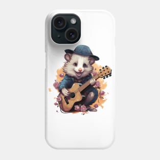 possum play guitar Phone Case